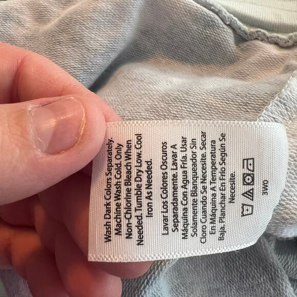 No Boundaries Blue & White Tie Dye Pull On Shorts Plus Size 2X / 44 - 46 - Picture 7 of 7